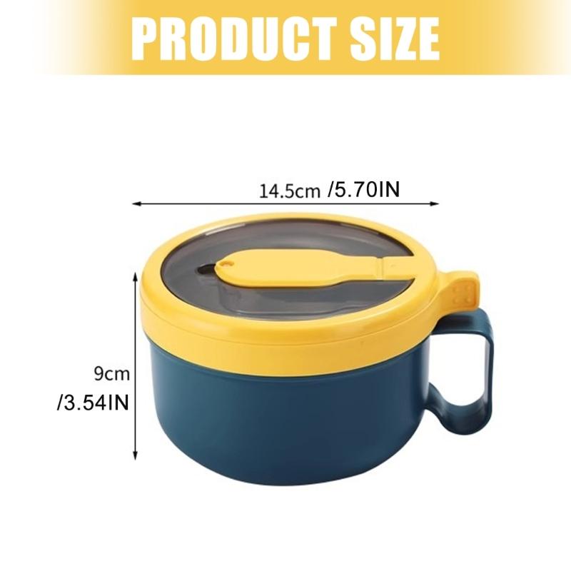 Wiederverwendbarer Lunchbehälter mit großem Fassungsvermögen, gefertigt aus lebensmittelechten PP-Materialien für den Schul- und Bürogebrauch