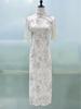 White Retro Lace Cheongsam: Youthful Summer 2025 Edition