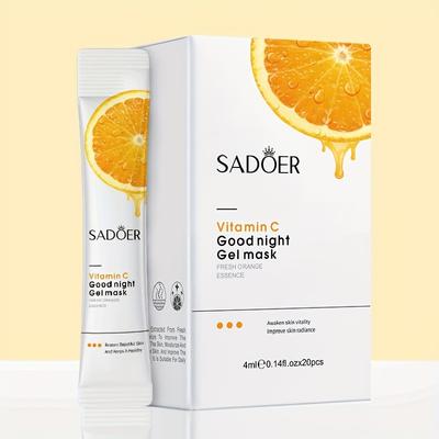 Maschera Notturna Congelata alla Vitamina C Maschera Viso Notturna Essenza di Vitamina C Prodotti per la Cura della Pelle
