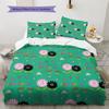 Barbapapa2 Pattern Bedding Quilt Set  Home Decoration  Gift (1 * duvet cover + 2 * pillowcase  without core)