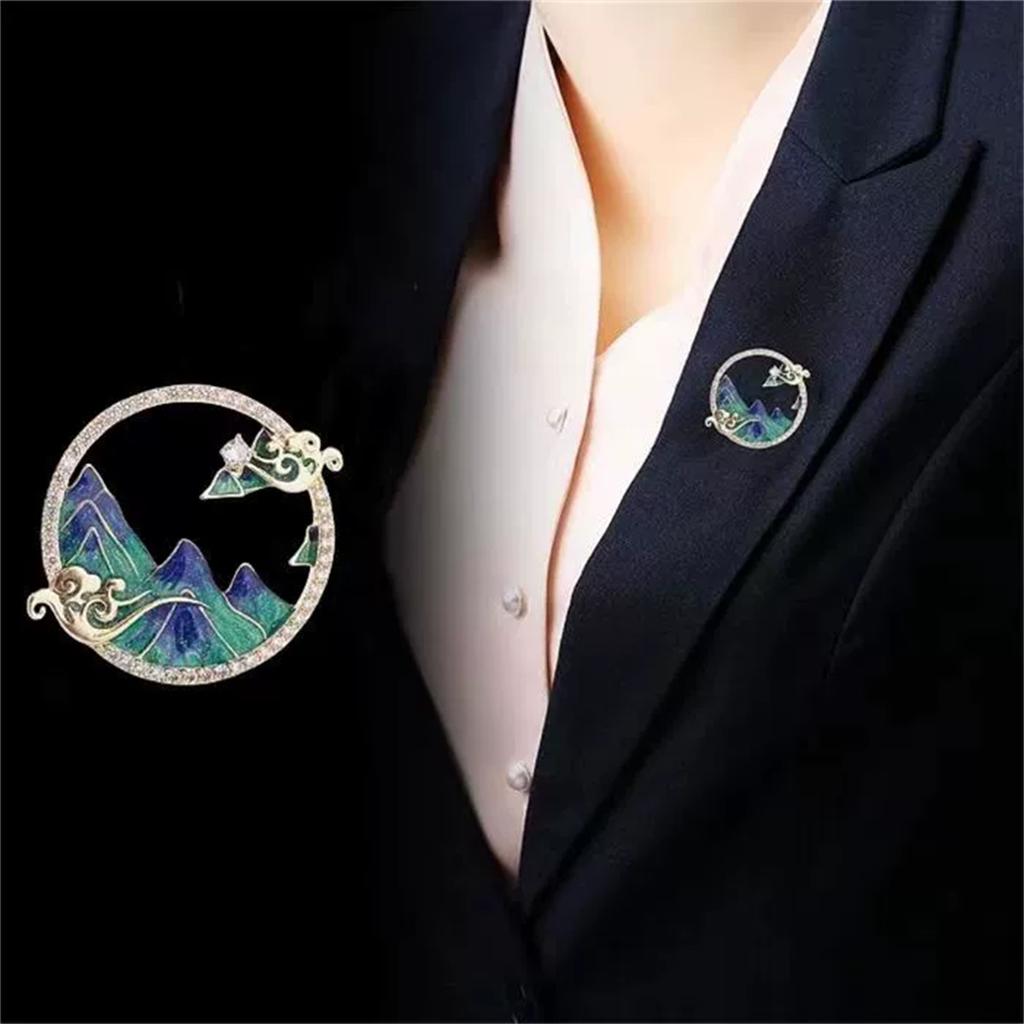 1Pc Creative Chinese Style Brooch Pin Retro Charm Jewelry Accessories Symbolize Peace Party Cheongsam Bag Decoration Gift 2026