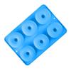 Food-Grade 6-Cavity High-Temperature Resistant Silicone Donut Mold - Easy Release Baking Tool