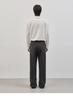 WORK ON BODY OFF Rested Semi-Overfit Mock Neck Knit [White]