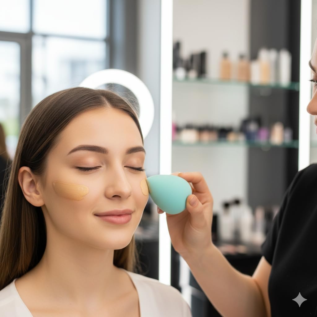 Makeup Sponge Set Latex Free – Blending Sponges for Foundation and Concealer