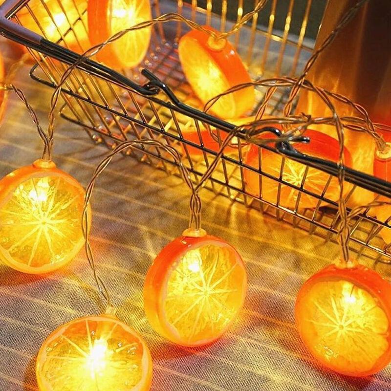 OEING Summer Lemon Slice String Lights