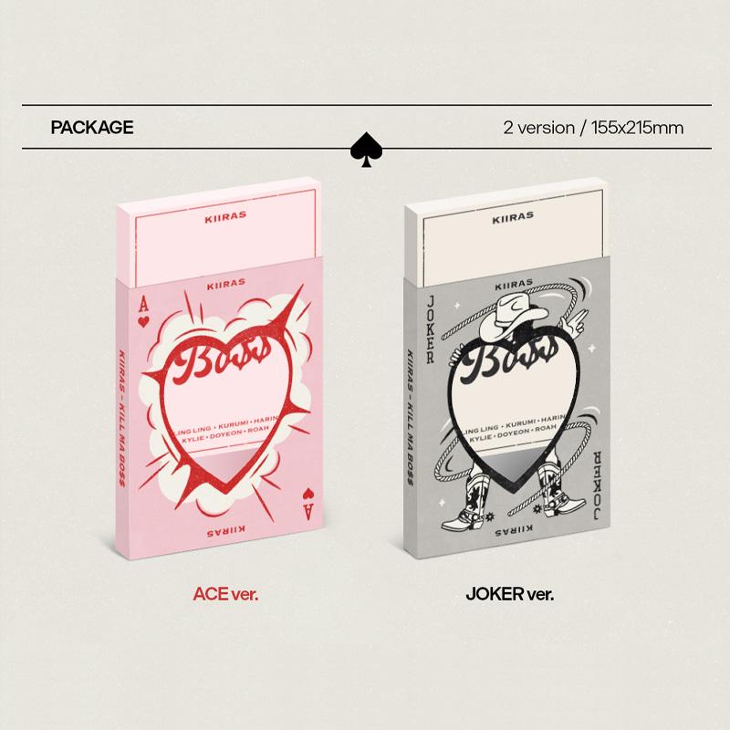 KIIRAS 1st Mini Album ‘KILL MA BO$$’ (Ver. 1 & 2)