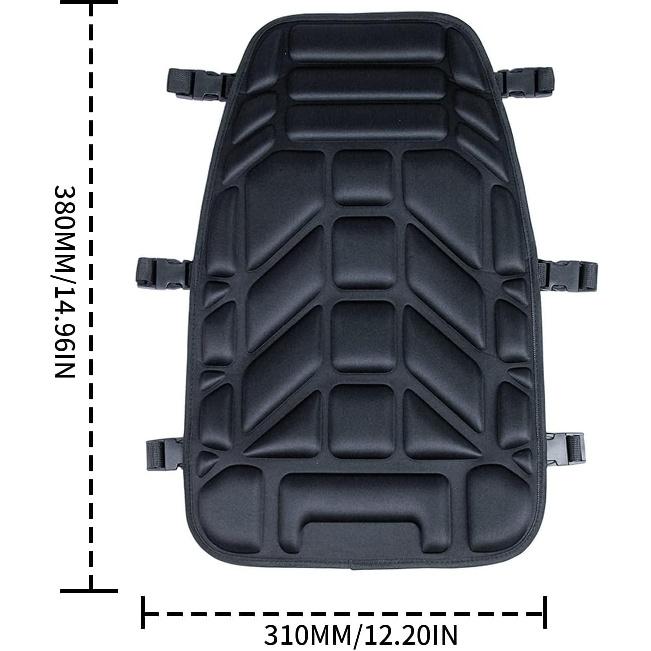 SaferCCTV Motorcycle Seat Cover ATV Padded Seat Protector,Motorcycle Seat Cushion Air Cooling 3D Mesh Motorcycle Seat Pad