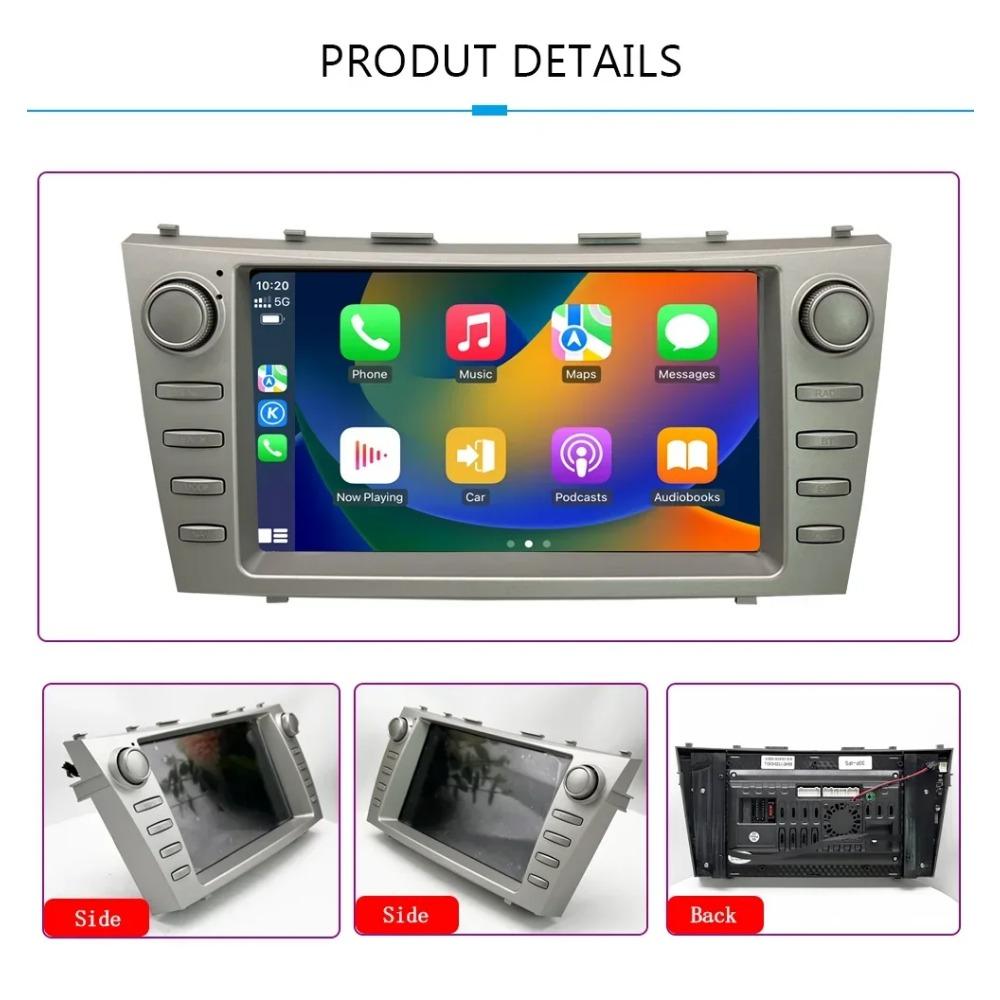 9'' Car Radio for Toyota Camry 2007-2012 Carplay Android Navigation GPS Bluetooth Multimedia Player Smart Automotive System