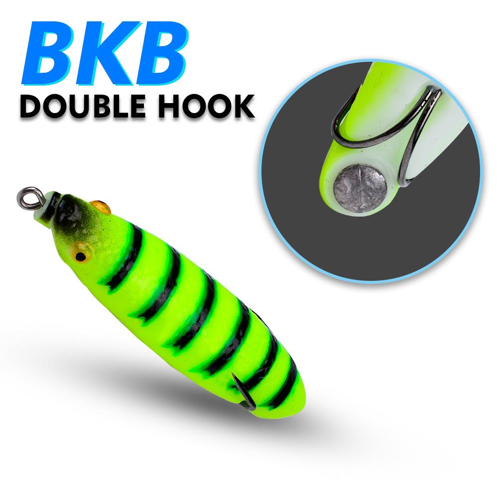 Lure Fake Bait Simulation Luya Soft Bait Can Be Modified Into Thunder Frog Black Fish 9.5cm 17g Long-range Floating Water Cicada Pupa Frog Bait