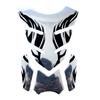 Motorbike Gas Cap Sticker Fish Bone Sticker Set, PVC Soft Rubber Flame Decoration Sticker