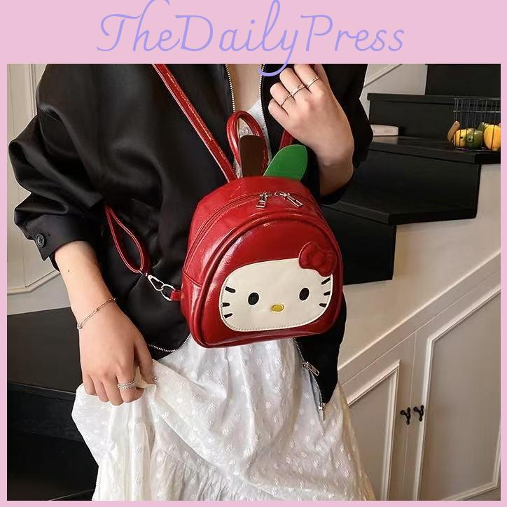 Red Sweet Adorable Design Mini Backpack For Kid Use Daily