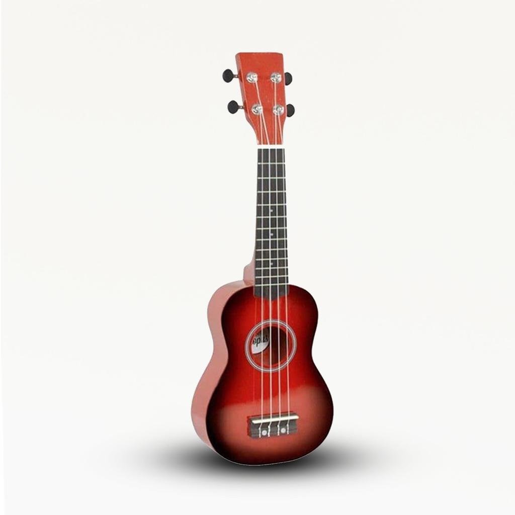 Ukulele 4 String Natural Sunburst Finish Handcrafted Indonesian