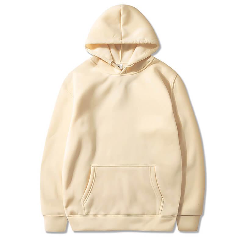 220g Men's Fleece-lined Hoodie: Autumn/Winter Thickened Fashion Sweatshirt for Sports and Casual Wear