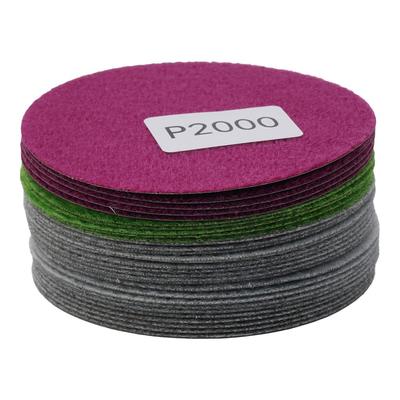 3in 75mm Schleifpapier 60 Stück/Satz 800-3000 Körnung Klettverschluss