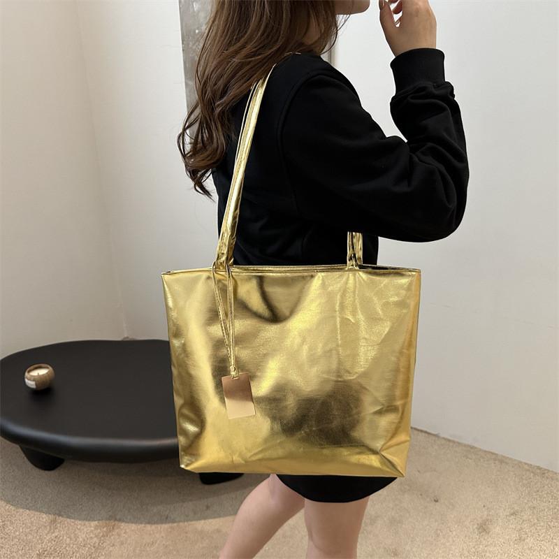Trendy Street Style Large Capacity Shoulder Bag Fashionable Pu Tote Bag For Summer 2024