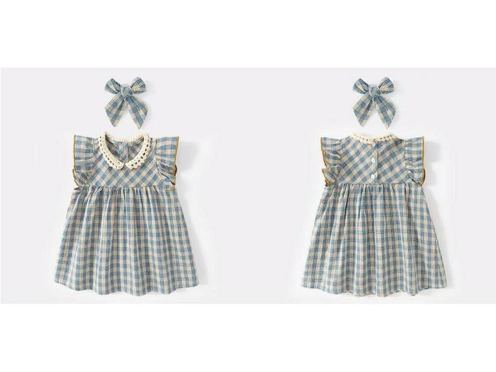 2025 Fashionable Girls' Summer Vest Dress for One-Year-Olds - Party and Everyday Wear