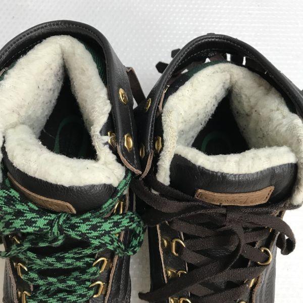 Gravis Kurze Stiefel mit Fransen Innenfutter aus Boa Damen 24.0 Dunkelbraun High-Cut Sneaker(GEBRAUCHT)