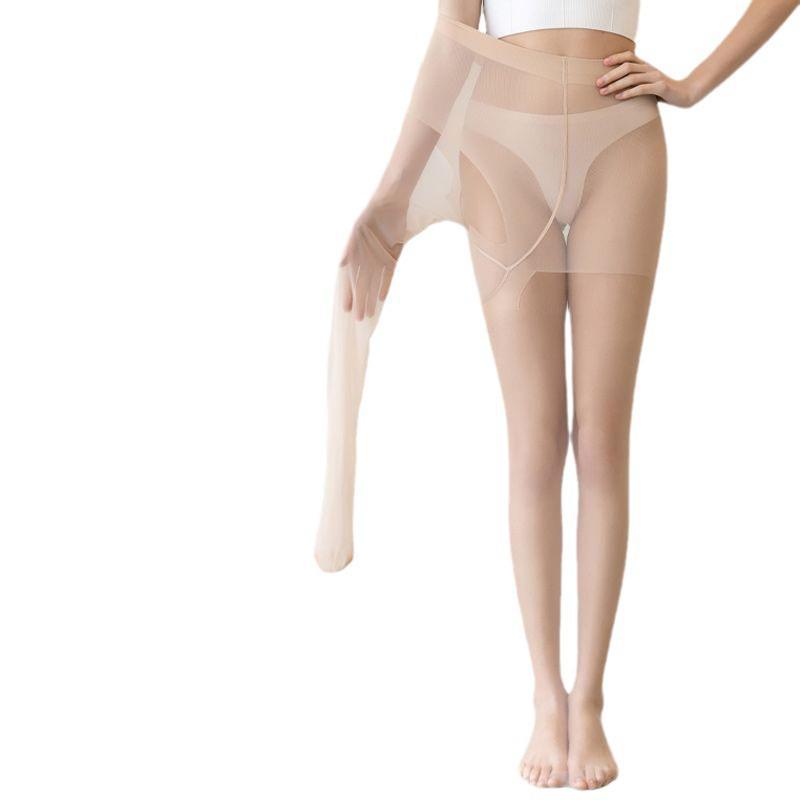 Women's Summer Thin Breathable Pineapple Stockings – Sunscreen, Concealer, Anti-Snag, Stylish No-Slip Design.