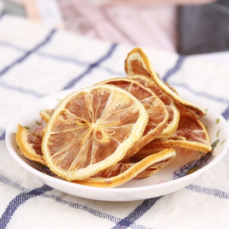 Lemon Sliced Herbal Tea 100% Organic Dried Fruit Bottle 50g Whitening Skin Slimming Cool Off