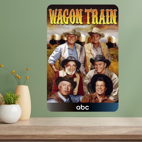 Wagon Train Classic TV Show Metal Poster Sign 20x30cm（7.8x11.8inch）