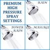 High Pressure Wall Mount Rainfall Showerhead Water Saving 3 Modes Adjustable Ceiling Shower Head Chlorine Fluoride Water Filter