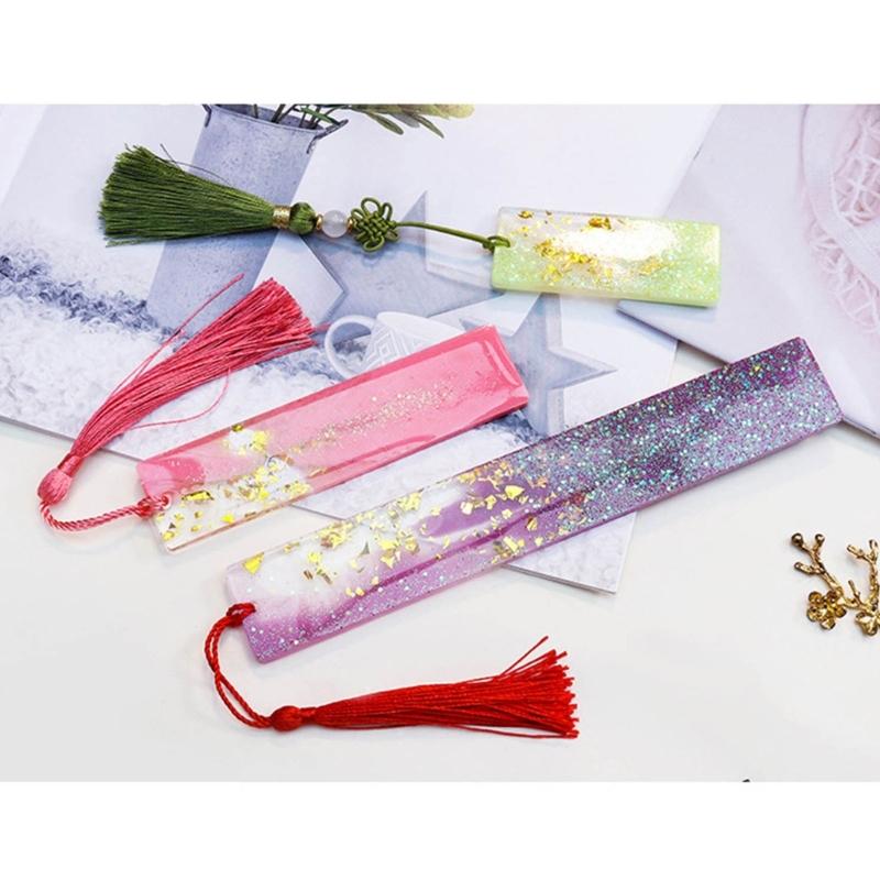 Rectangle Cat Claw Dolphin Silicone Mold DIY Bookmark Resin Mold Jewelry Pendant Mold for DIY Crafts Bookmark Making