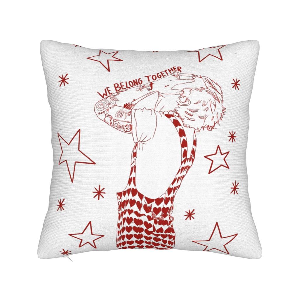 Pillow Case Harrys Styles Print Pillow Cover For Chair Sofa Home Decor Kawaii Pillowcases