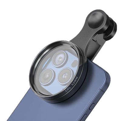 Optische Handy-Kamerafilter Schnelle Installation Aluminiumlegierungsrahmen Künstlerische Lichtreflexion Handy-Clip-Filter