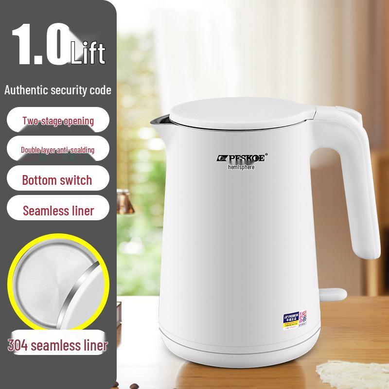 Compact 1.2L Electric Kettle - Fast Boiling, Ideal for Hotels and Guesthouses