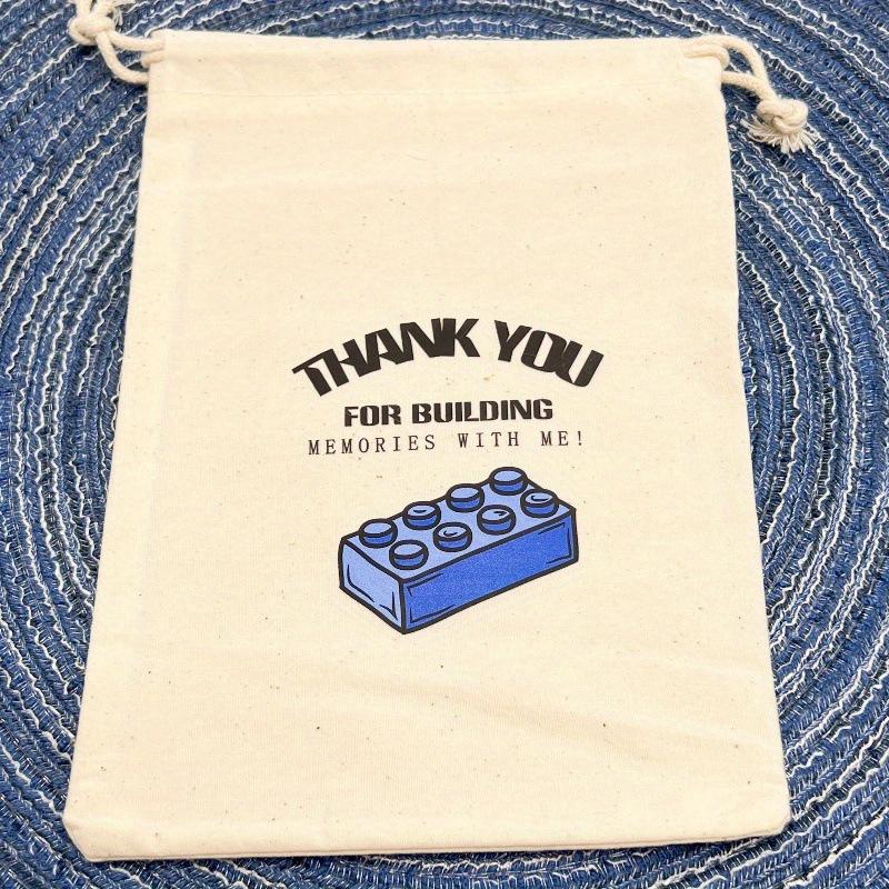 

Thank You For Building Memories With Me Bags Boy Girl 5th 6th 7th 8th Brick Or Blocks Birthday Party Decoration Gift
