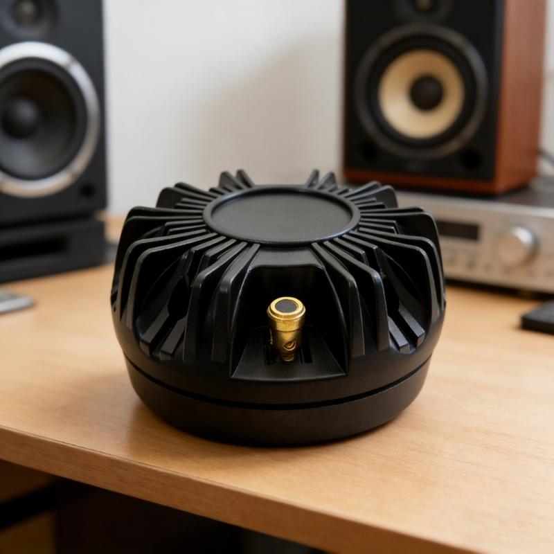 Aerospace Magnetic 115mm Magnetic High Frequency Horn Voice Coil Drive Head Diaphragm Treble Drive Head Replacement
