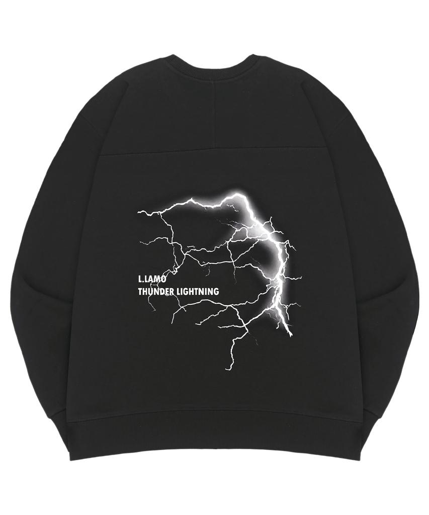 Ellamo Thunder Lightning Oversized Sweatshirt