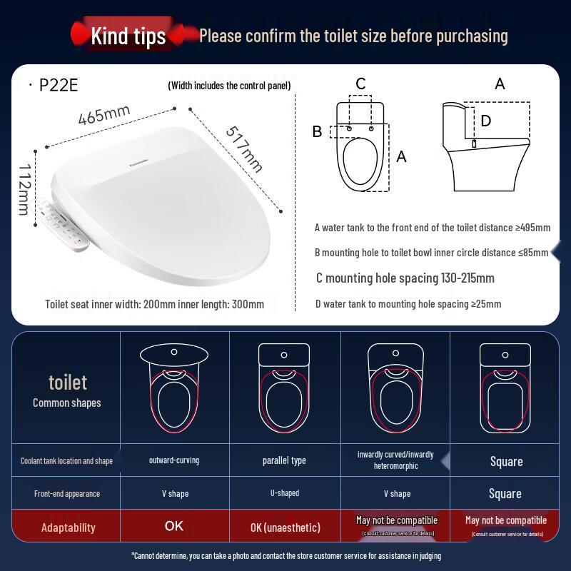 Panasonic Smart Bidet Toilet Seat