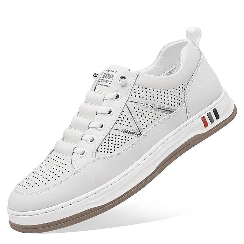 

Летние дышащие модные сетчатые кроссовки для бега для мужчин, мягкие спортивные туфли, удобные мужские легкие кроссовки на шнуровке для мужчин 44 белый