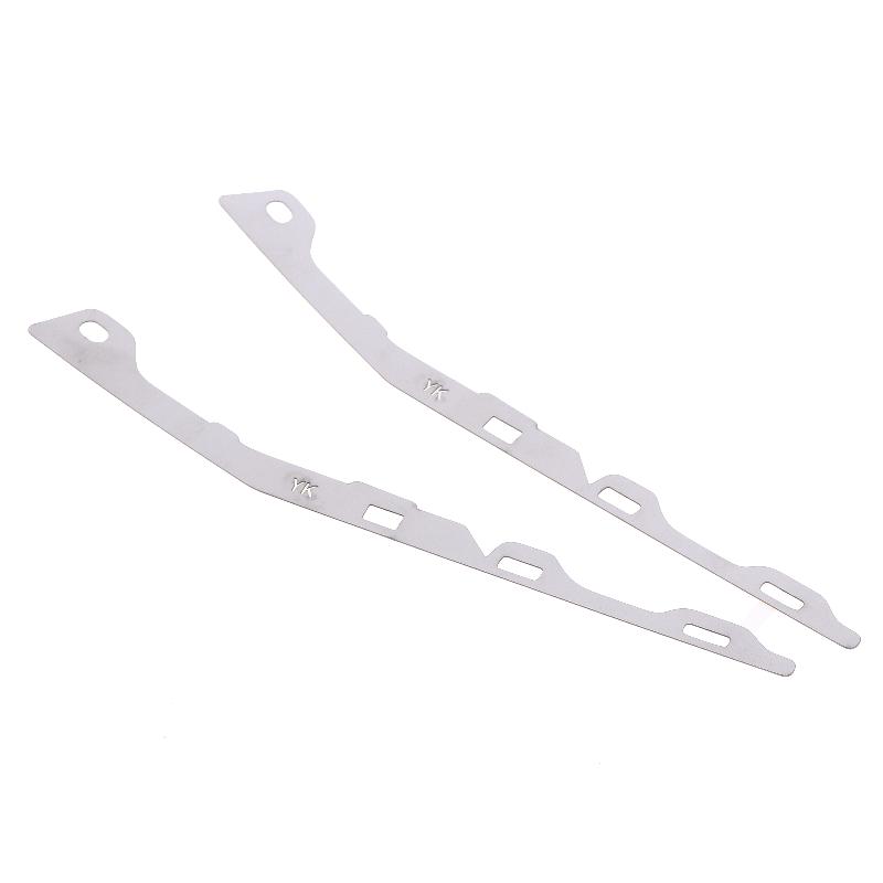 2Pcs Broken Opening Gap Bad Buckle Repairer Bracket For Fourth Generation City Gm2 Front Bumper Repair Metal Plate Buckle