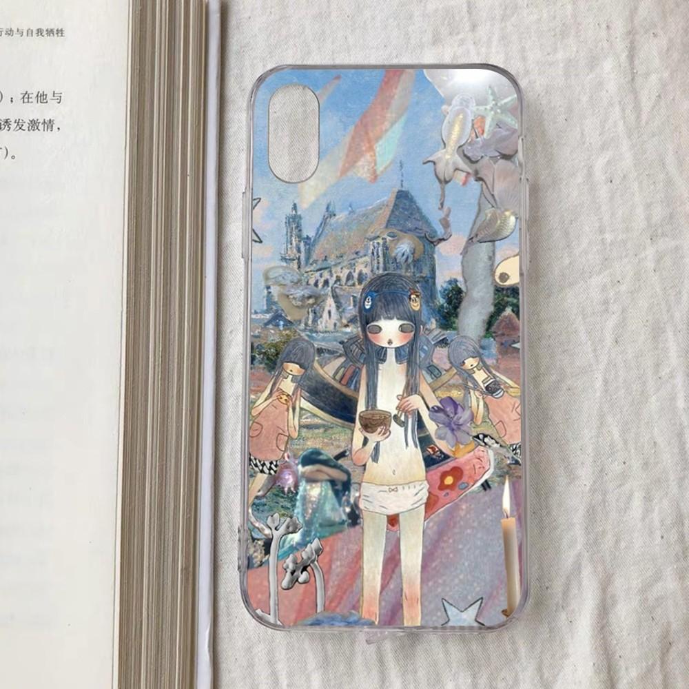 

Aya Takano Phone Case For iPhone 15 14 11 12 13 Mini Pro XS Max Cover 6 7 8 Plus X XR SE 2020 Funda Shell iPhone 14 pro