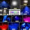 Car Interior Ambient Light USB Rechargeable Cabinet Light Room Decor RGB Lights Atmosphere LED Lamp Magnet Wireless Light