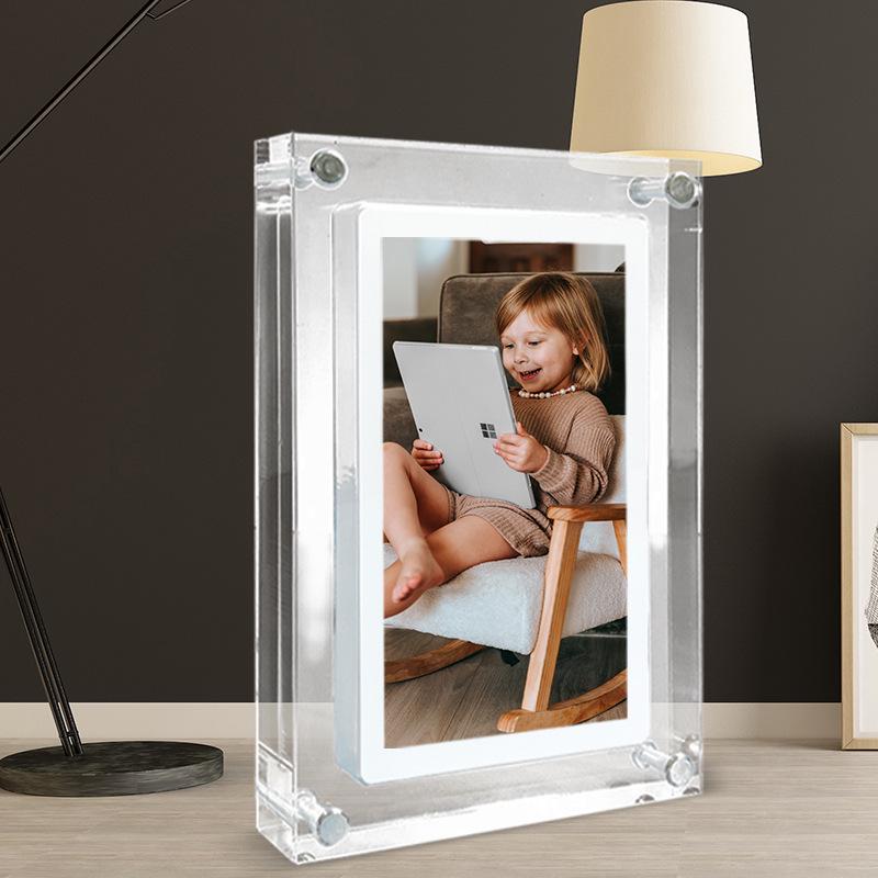 5" Acrylic Digital Photo Frame with IPS Screen and Media Player