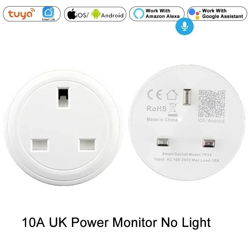 EU US UK DE BR AU IN WiFi Smart Plug Outlet Smart Life Tuya App Wireless Remote Control Power Socket Alexa Google Home No Hub