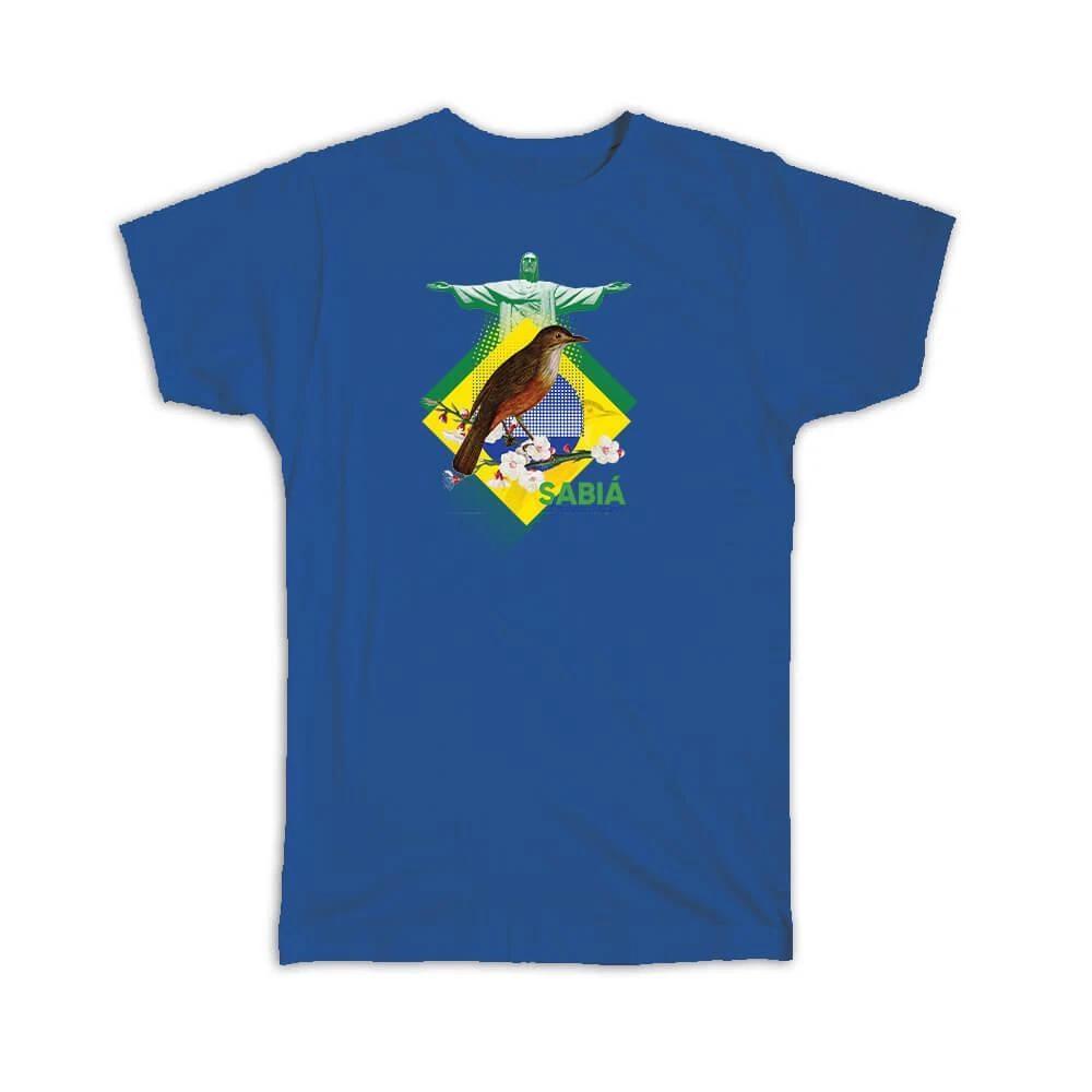 Gift T-Shirt : Brazil National Bird Sabia Laranjeira Brazilian 2XL