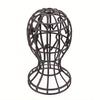 1Pc Foldable Adjustable Male/Female Wig Stand Hat/Cap Holder Grey Portable Lantern Shape Wig Head Stand Accessory