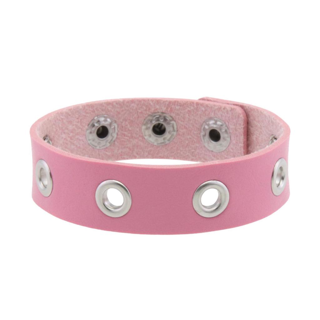 Comfortable Bracelet Punk Bracelet Stylish Statement Bracelet Fashionable Women Bracelet PU Texture for Everyday