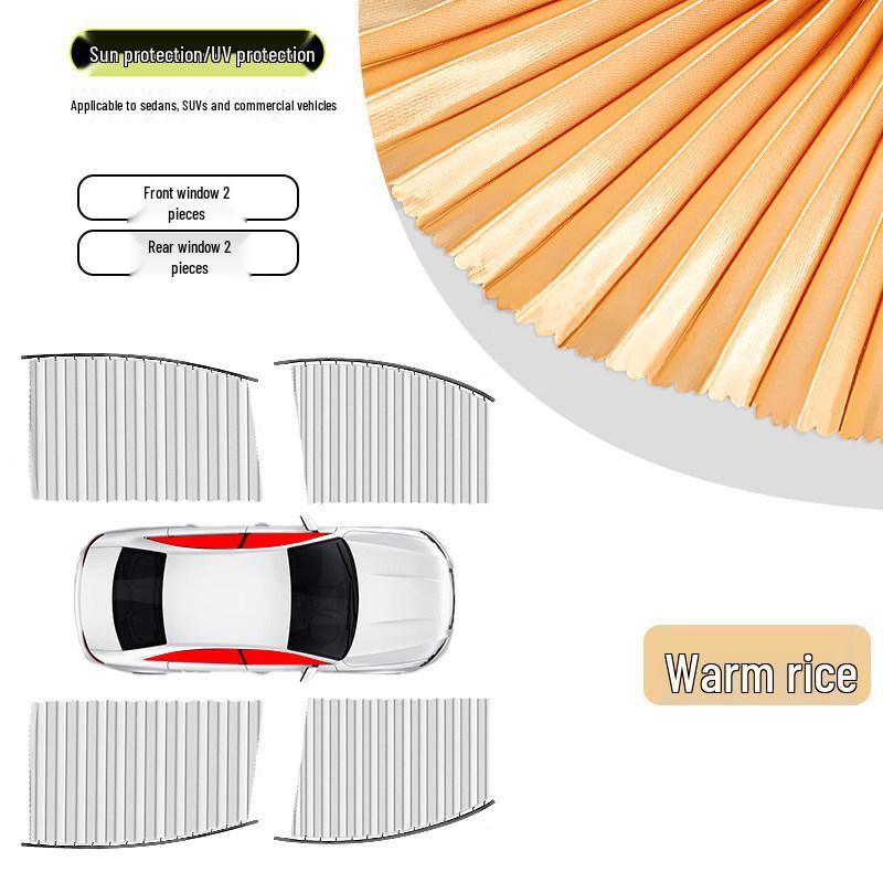Magnetic Car Window Sunshade Curtains: Privacy & Heat Insulation for Small Cars