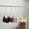 Borsa a tracolla a catena a forma di diamante con coulisse, Borsa a secchiello per il pendolarismo, Borsa a spalla singola per portarla in giro