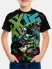 Summer Bike Clothes Child Boy 3D Print Child Short Sleeve for a Boy Tops Kids T-shirts