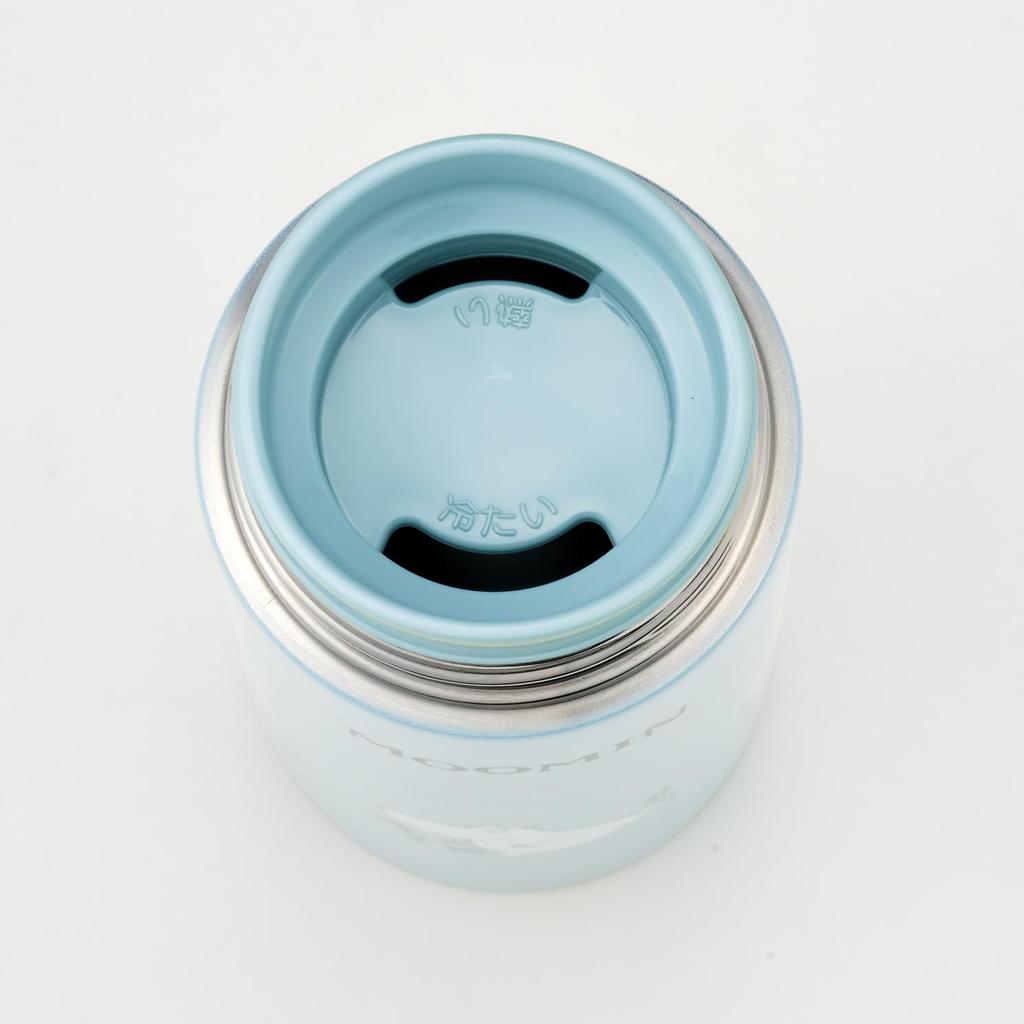 Skater Stainless Steel Water Bottle 350ml, Vacuum Insulated, Keeps Drinks Hot or Cold, Moomin Design, Unique SMBC4B-A