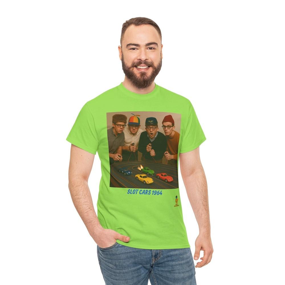 Slot Cars 1964 Tee | Vintage Kids Racing Photo T-Shirt Unisex T-Shirt XL