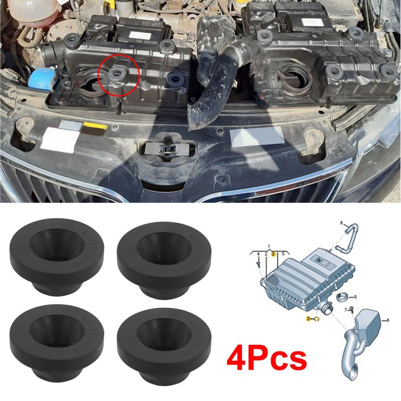 Rubber Mount for Golf 036129689B Car Air Cleaner Filter Buffer Engine Cover Easy Installation Suitable for Golf 2006 2014