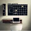 Blackboard Wall Sticker  Production PVC Chalkboard Calendar Whiteboard Stickers for Classroom Hom