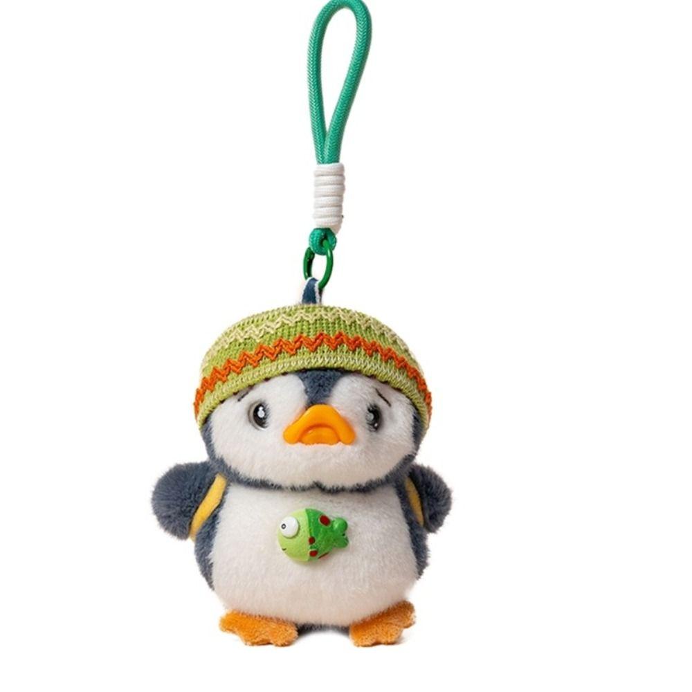 Backpack Charms Cartoon Plush Doll Pendant Japanese Style Cute Bag Pendant Penguin Keychain  Girls